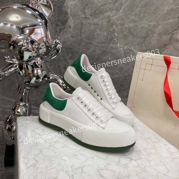 

brand women designer casual shoes classic dirty shoes mid double height bottom trainers leather glitter golden quality, Black