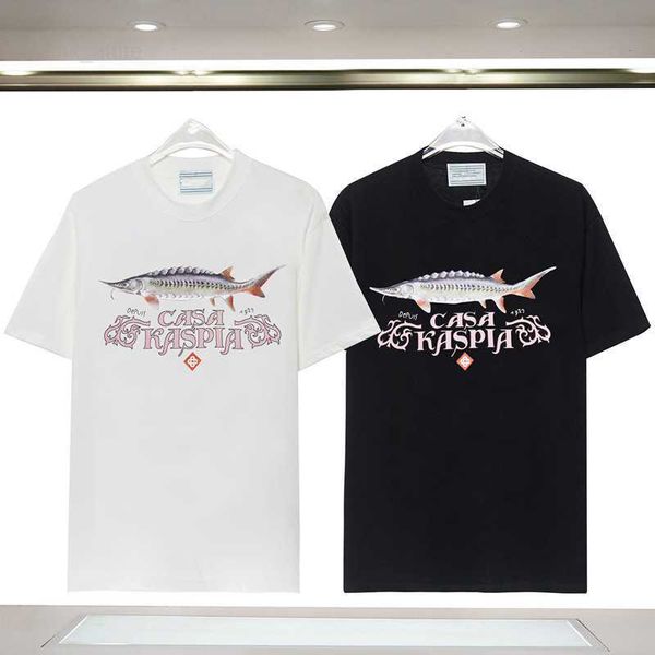 

casablanc t shirt summer fashion mens womens designers tshirts long sleeve luxurys letter cotton t-shirts clothing polos short sleeve high, White;black