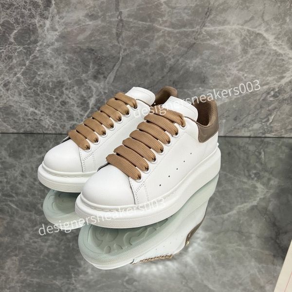 

men womens brand casual shoes classic dirty shoes mid double height bottom trainers leather glitter golden quality, Black