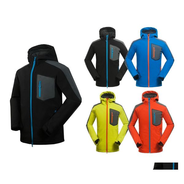 

men's t-shirts men helly jacket winter hooded softshell for windproof and waterproof soft coat shell hansen jackets coats 15301 drop, White;black