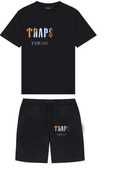 

plus size womens clothing boho clothing mens t-shirts trapstar t shirt designer shirts print letter luxury black and white grey rainbow colo, Gray