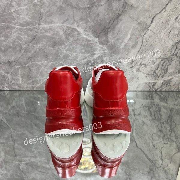 

2023new women fashion casual shoes classic dirty shoes mid double height bottom trainers leather glitter golden quality, Black
