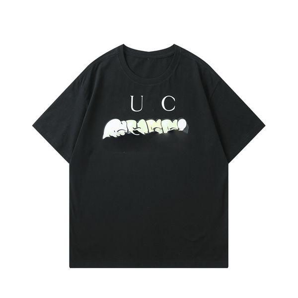 

mens designers t shirt man womens tshirt with letters print short sleeves summer shirts men loose tees asian size m-xxxl t6, White;black