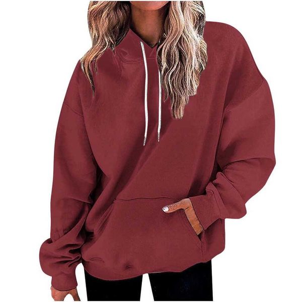 

hoodie fashion new hooded digital printing women's casual loose sweater{category}, Black