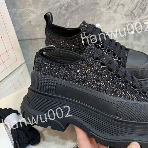 

2023 luxury calfskin designer shoes sneakers casual shoes boots men women high running trainer vintage trainers, Black