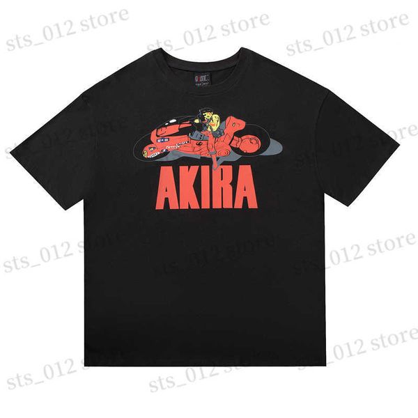 

men's t-shirts frog drift asap rocky akira high street fashion casual superior quality loose cotton oversized t shirt tee mens short sl, White;black