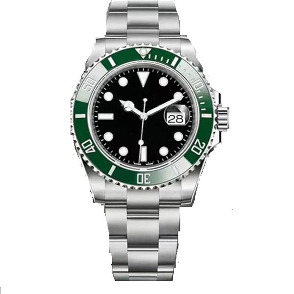

aaa high-quality luxury brand men's automatic ceramic ring luminous fashion 904 steel band watch, Slivery;golden