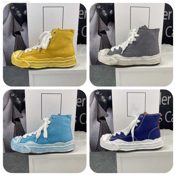 

maison mihara yasuhiro dissolved shoes mmy new summer daddy shoes casual running flat bottom street shooting sports shoes for men and women