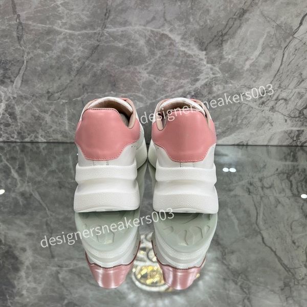 

2023new womens men fashion casual shoes classic dirty shoes mid double height bottom trainers leather glitter golden quality, Black