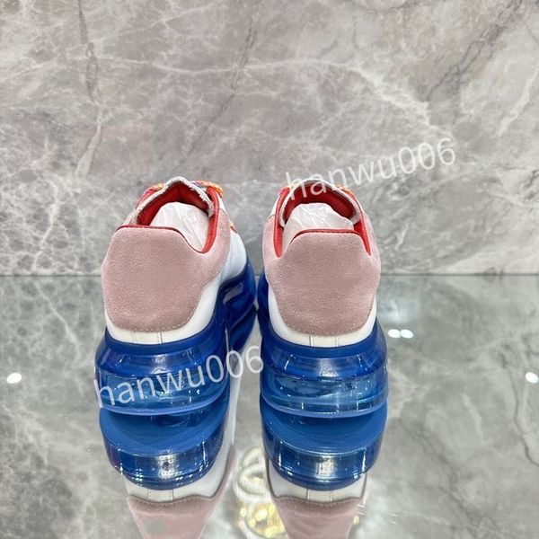 

men designer sneaker lace up genuine leather sneakers fashion women casual designer sneaker, Black