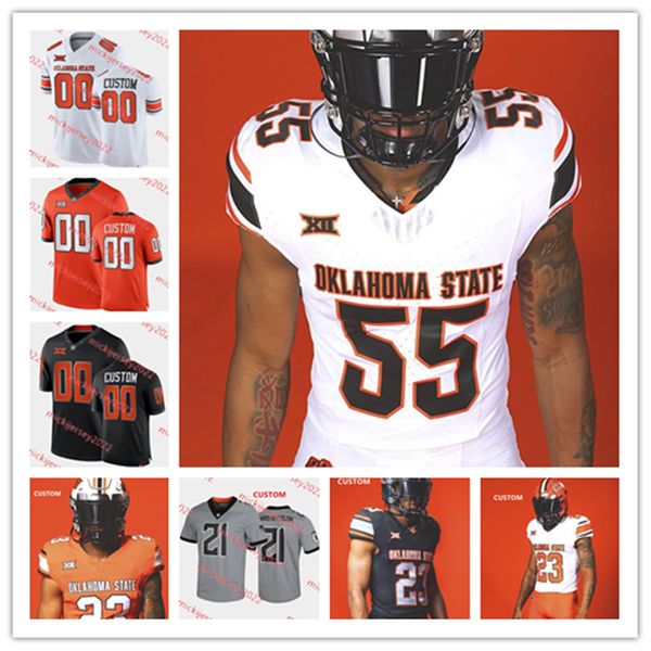

malcolm rodriguez 2023 oklahoma state football jersey christian holmes tay martin bob fenimore braydon johnson custom oklahoma state cowboys, Black