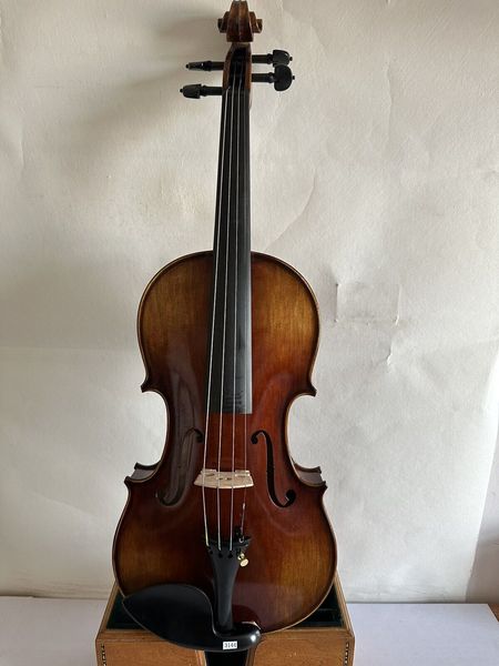 

master 4/4 violin stradi model 1pc flamed maple back spruce hand made k3144
