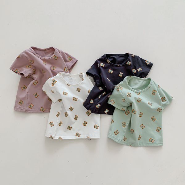 

pajamas casual baby boy summer clothes set short sleeve t-shirtshorts born girls cotton pajamas kids toddler cartoon soft outfit 230511, Blue;red