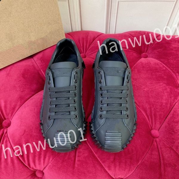 

new luxury women's casual shoes women's designers men's leather basketball training shoes men's and women's daily l, Black