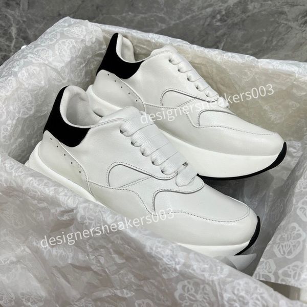 

new women men fashion casual shoes classic dirty shoes mid double height bottom trainers leather glitter golden quality2023, Black