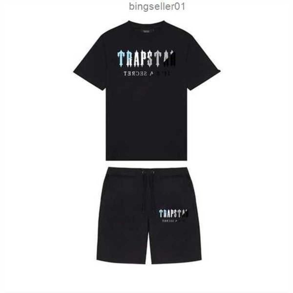 

tshirts summer printed cotton tshirt sets streetwear tracksuit men's sportswear trapstar t shirts and shorts suitssyoasyoa 7wekv, Gray