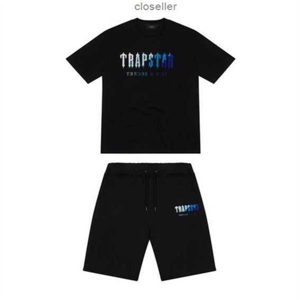 

mens trapstar t shirt short sleeve print outfit chenille tracksuit black cotton london streetwear s-2xlqa7s, Gray