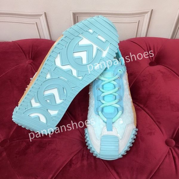 

fashion brand casual shoes women mens designer leather lace-up sneakers fashion lady flat running letters shoes platform sneaker, Black