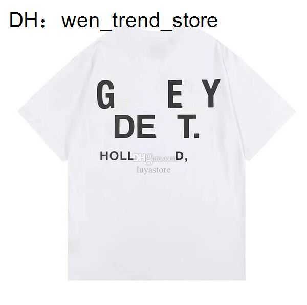 

tees galleryse depts t shirts mens women designer t-shirts galleryes cottons man s casual shirt luxurys clothing street shorts sleeve cloth, White;black