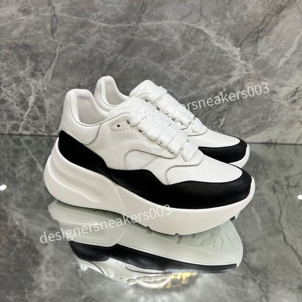 

2023womens men fashion casual shoes classic dirty shoes mid double height bottom trainers leather glitter golden quality, Black