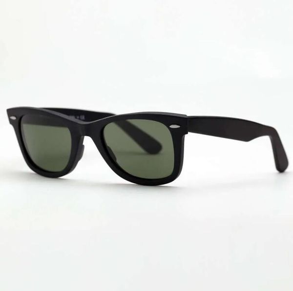 

matte black designer sunglasses for men women pilot sunglasses 2023 r band classic fashion adumbral eyewear accessories with box and certifi, White;black