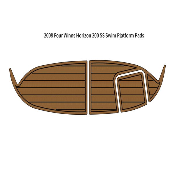 

2008 four winns horizon 200ss swim platform boat eva foam teak deck floor mat
