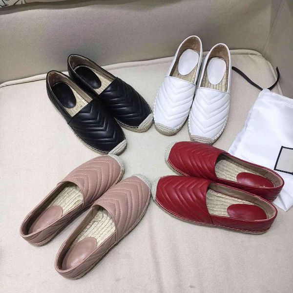 

women leather espadrilles flat shoes fashion shoes two tone cap toe loafers trainers black real lambskin slip-on casual shoes with box no36