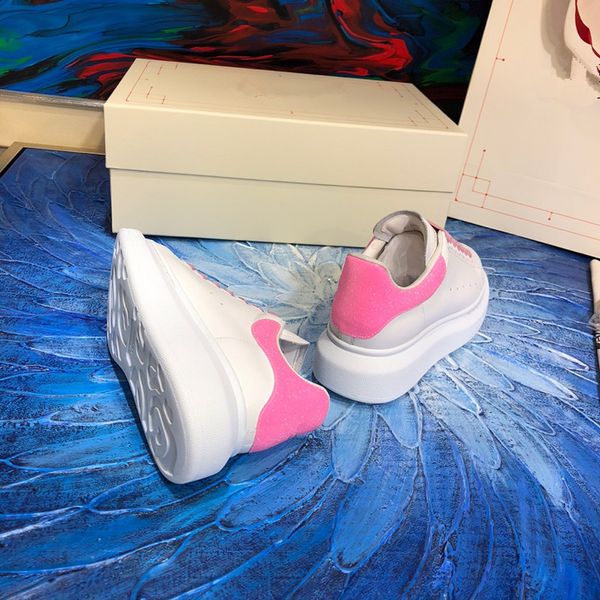 

2023 luxury men womens fashion casual shoes loafers designer classic rubber platform leisure comfort four 0426, Black