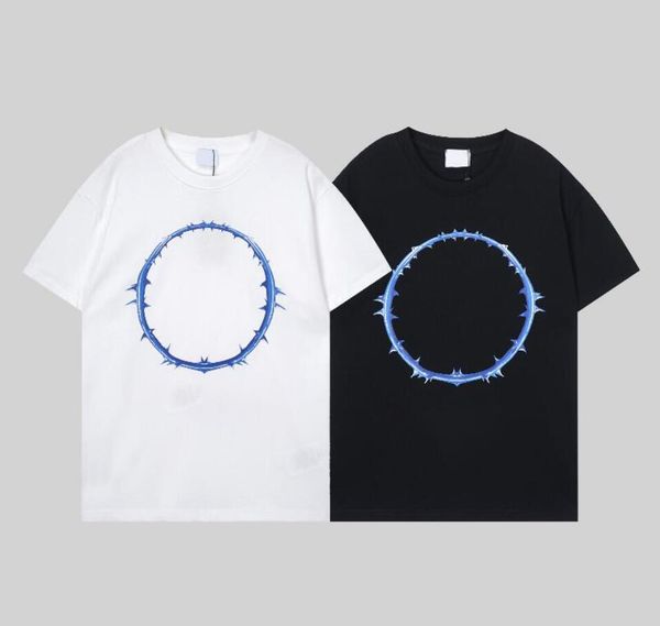 

2023 luxury mens t shirt designer tshirt short sleeve clothing summer casual undershirt breathable printed tee 5a wholesal, White;black
