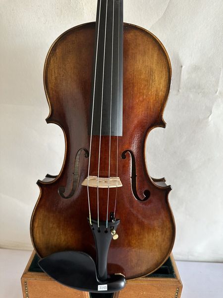 

master 4/4 violin stradi model 1pc flamed maple back spruce hand made k3145