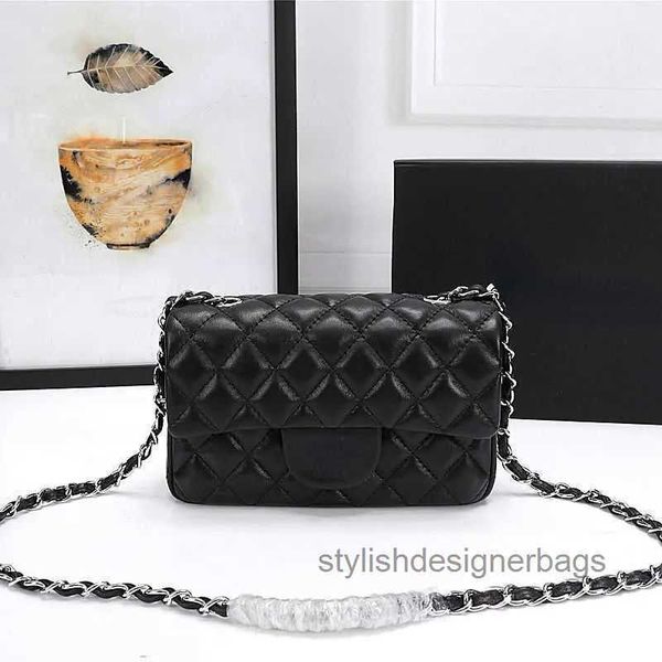 

shoulder bags 20cm classic high version leather shoulder bag luxury chain crossbody bags designer handbag fashion buckle messenger women cow