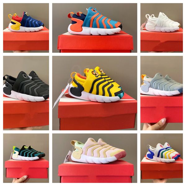 

2023 dynamo go td 3.0 kids running shoes children outdoor walking shoes breathable boys girls youth kid sport sneaker designer trainers low, Black