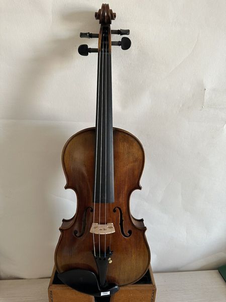

4/4 violin stainer model solid flamed maple back spruce hand made k2998