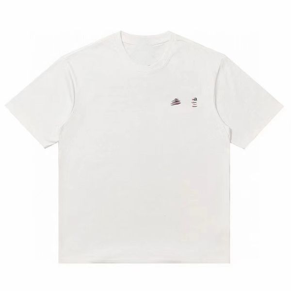 

fashion men's t-shirt luxury design2023 balencaigaity men's t-shirts retro decoration cotton soft anti-wrinkle letter printing cas, White;black