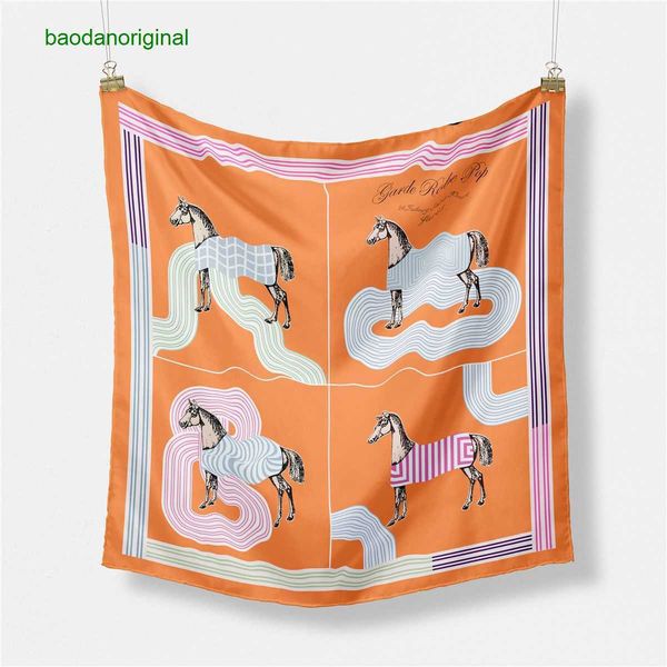 

hemres designer scarves polyester 53cm printed square street dance hiphop outdoor sports headscarf scarf, Blue;gray