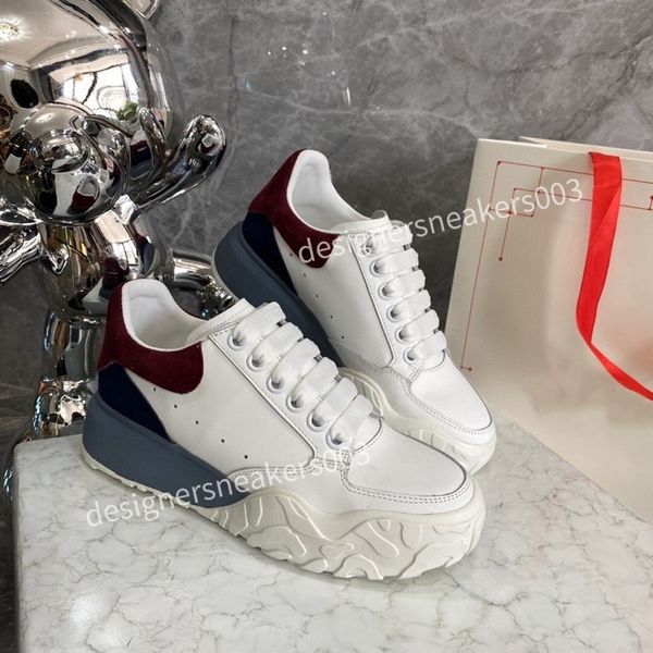 

new brand womens men designer casual shoes classic dirty shoes mid double height bottom trainers leather glitter golden quality, Black