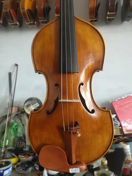 

master 4/4 violin baroque model european flamed maple spruce nice tone no2