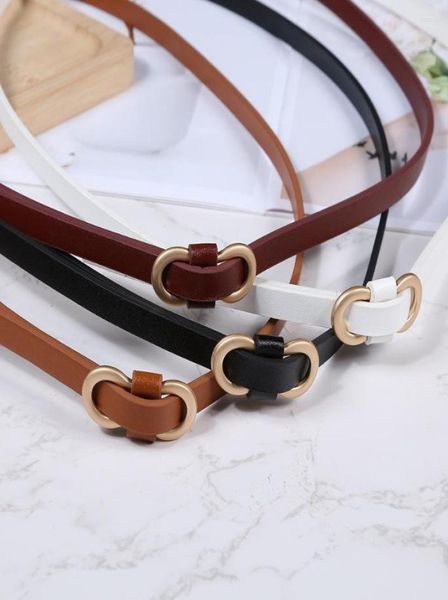 

belts sweet pants thin bow women leather casual dress shirt belt elastic waist fashion design student style color9050871, Black;brown