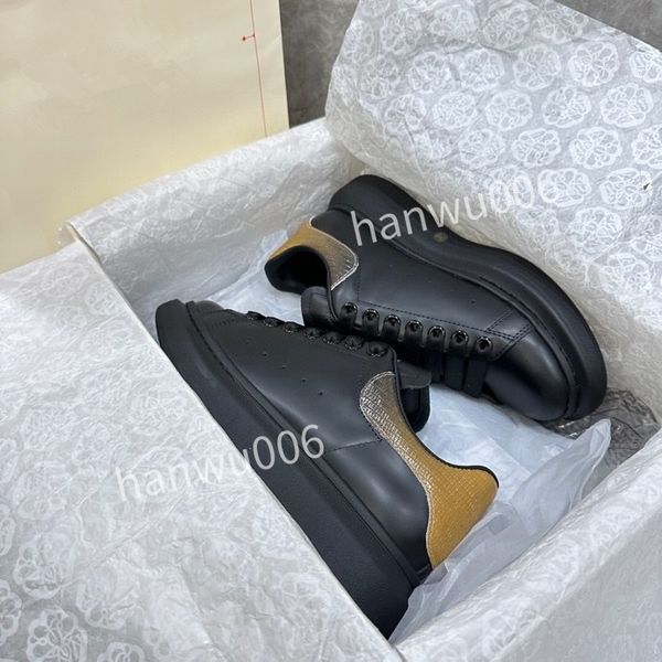 

new designer shoes womens luxury designer sneaker lace up genuine leather sneakers fashion women casual designer sneaker2023, Black