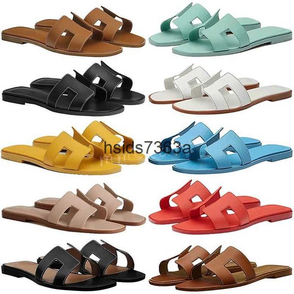 

designer luxury flat sandals beach slipper multi color classic patterns oran slippers colors women shoes sandals shoal leisure indoor 35-42, Black