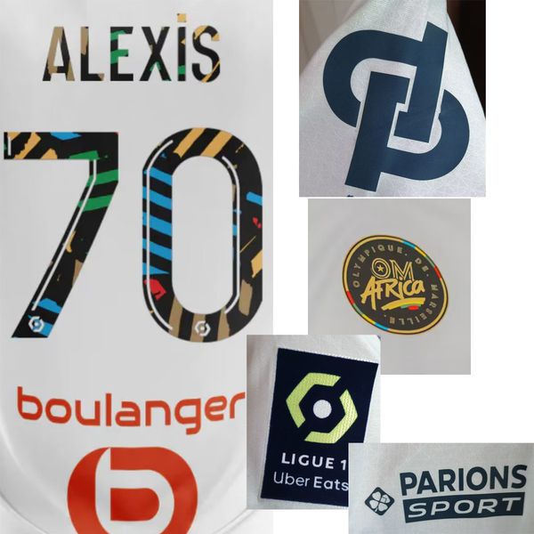 

american college football wear 2023 omafrica maillot payet alexis rongier under guendouzi mbemba jersey with full sponsor, Black