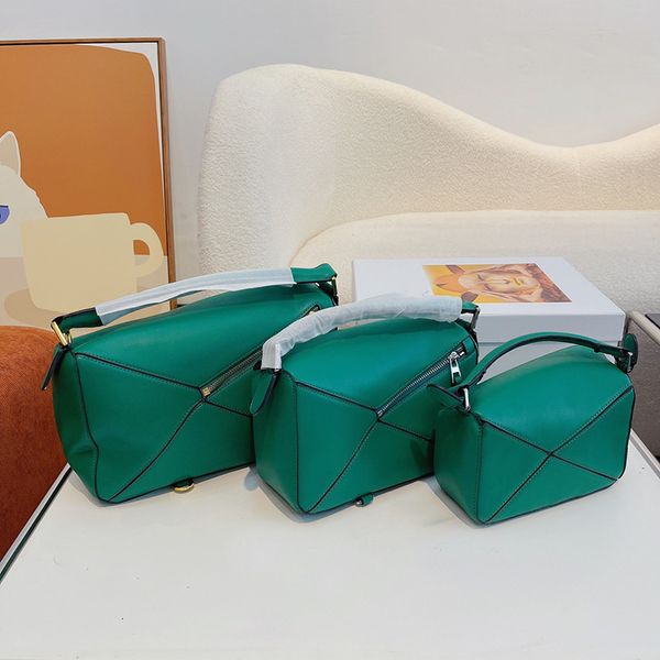 

2023 bags lowess puzzle edge genuine leather handbag designer bag women single shoulder luxury bags portable diagonal cross bags woman tote