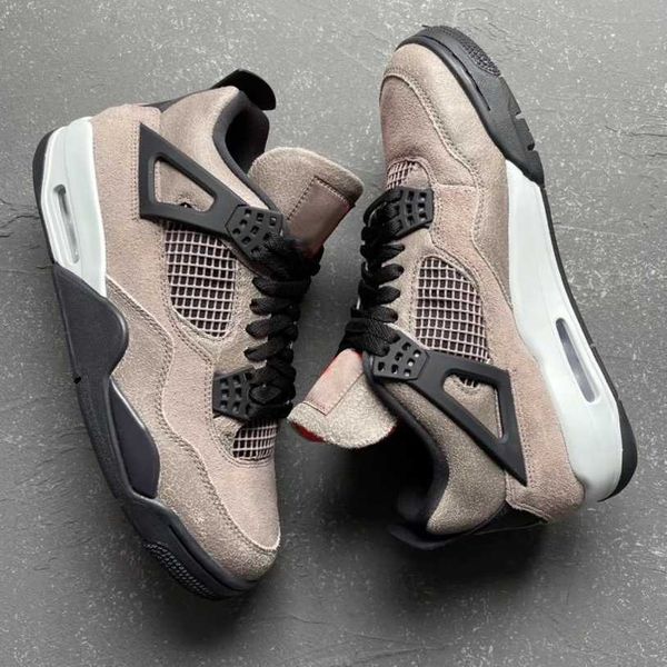 

with box taupe haze 4s mens basketball shoes db0732-200 black white infrared 23 oil grey 4 men trainer sport sneakers 40-47 soft breathe