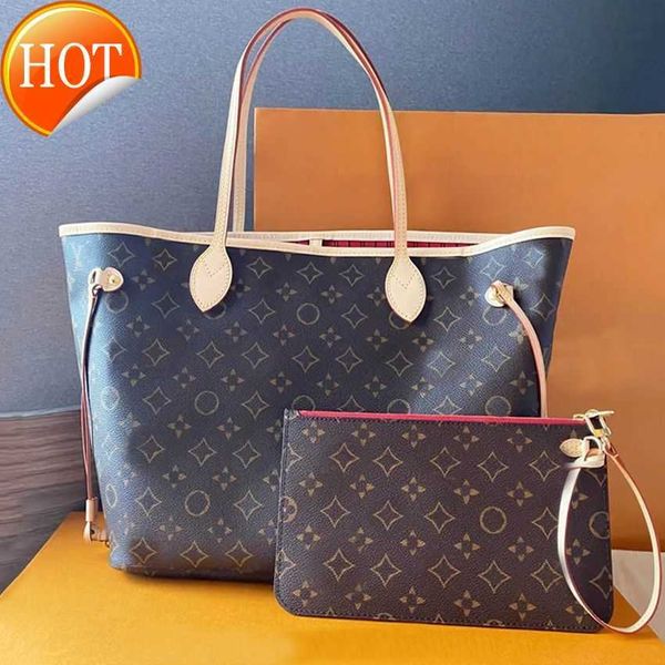 

totes evening bags tote bag designer bags wallet fashion leather messenger shoulder handbag women high capacity composite shopping bagss old