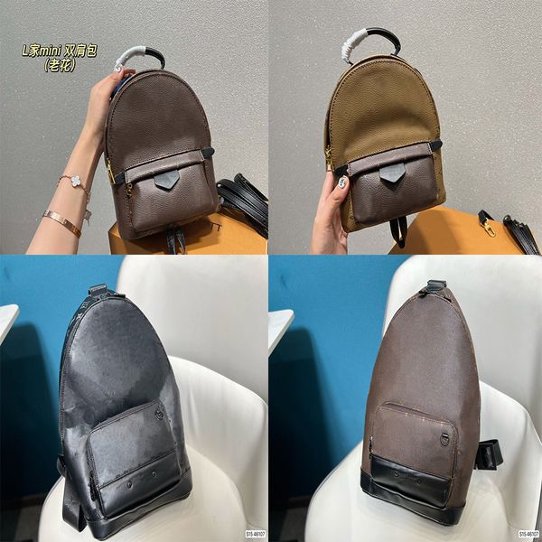 

2023 new arrival pu leather backpack bag womens backpacks designer backpacks bags fashion casual women small back pack style m44873