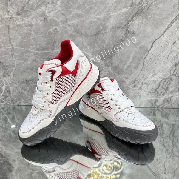 

2023new fashion designers sneakers camouflage casual shoes stylist mens women shoes checkered studded flats mesh trainers, Black
