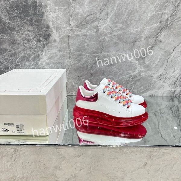 

2023mens designer sneaker lace up genuine leather sneakers fashion women casual designer sneaker, Black