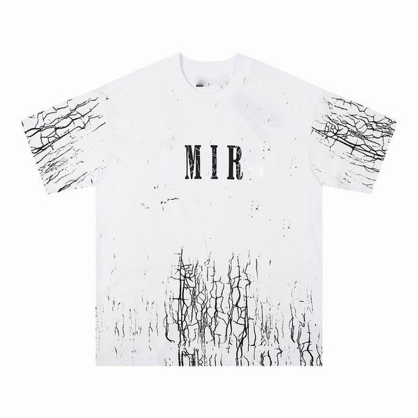 

luxury t-shirt men's women's designer short sleeve summer fashion printed embroidery casual high-quality tees new mir aopa, White;black