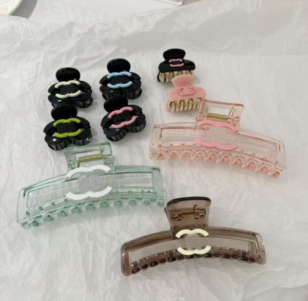 

13 styles fashion clamps brand designer letter hairpin for womens girls leisure versatile candy color hairclips luxury hairjewelry fashion a, Slivery;golden