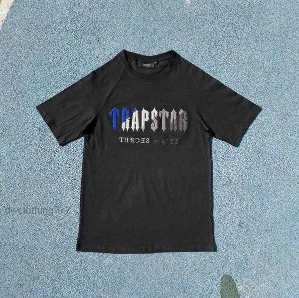 

summer trapstar man designers clothes mens women short t shirts tracksuit mens tees or shorts sport t-shirt high street hip hop tracksuits e, Gray